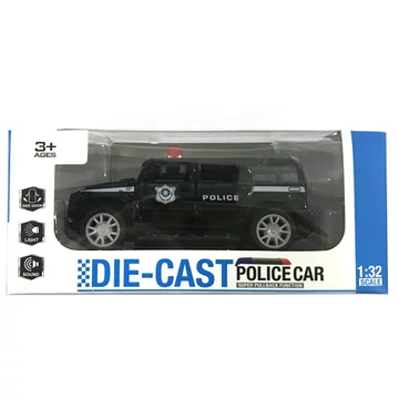 Hátrahúzós Hummer kisautó fénnyel és hanggal 1/32 többféle változatban