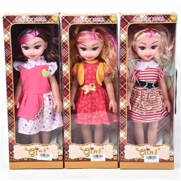 Lovely Doll 36cm-es divatbaba pink melírral háromféle változatban hangeffektekkel 1db