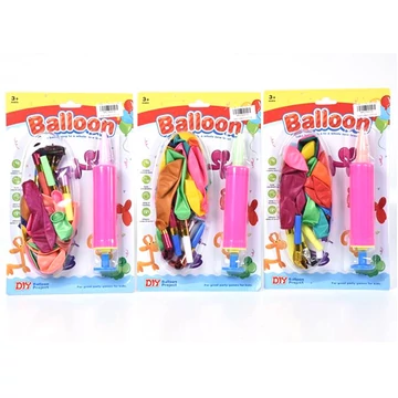 Parti lufi szett pumpával és anyósnyelvvel