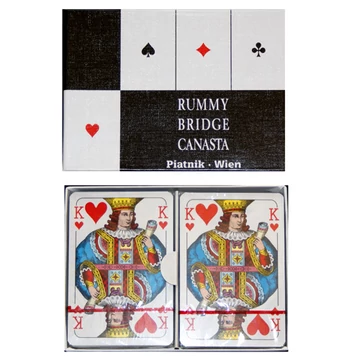 Bécsi standard römikártya 2*55 lap - Piatnik