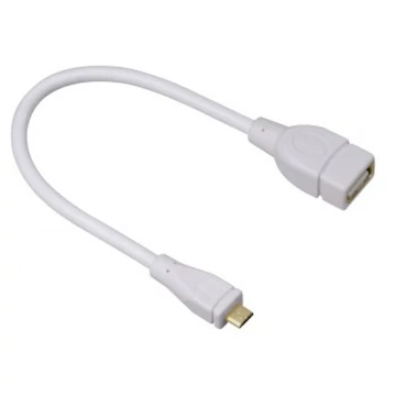 Hama micro USB-OTG adapter,fehér (54518)