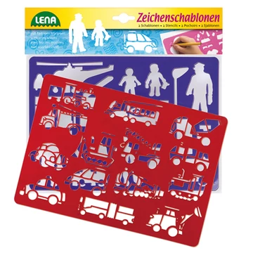 LENA: Járművek és emberek rajzsablon