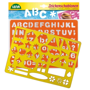 LENA: Számok, betűk és jelek rajzsablon
