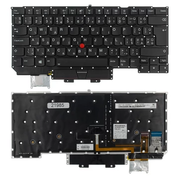 01YR617 gyári új magyarított háttérvilágításos laptop billentyűzet + felső fedél