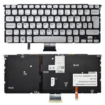 07J8WH gyári új, magyar ezüst háttérvilágításos billentyűzet