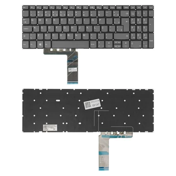 5CB0W44899 gyári új, portugál szürke laptop billentyűzet, keret nélkül