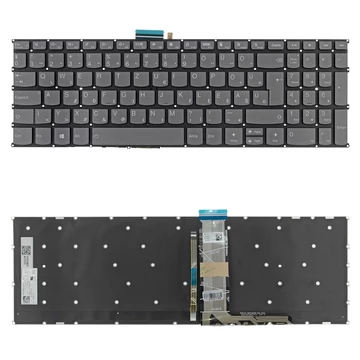 5CB1B69077 gyári új magyar szürke háttérvilágított laptop billentyűzet, keret nélkül