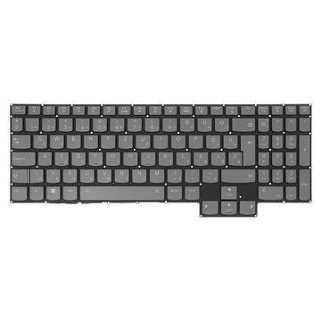 5CB1C17318 gyári új szürke magyar háttérvilágításos laptop billentyűzet, keret nélkül