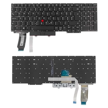 5M11A36308 gyári új magyar fekete, háttérvilágításos laptop billentyűzet, keret nélkül