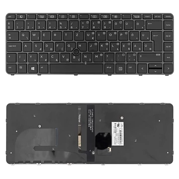 901042-211 gyári új magyar fekete háttérvilágításos laptop billentyűzet