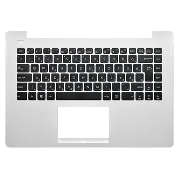 90NB04W2-R31HU0 gyári új fekete magyar laptop billentyűzet + fehér felső fedél