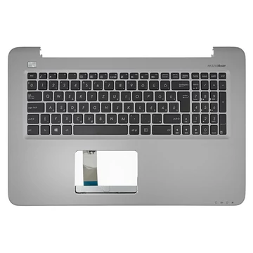 90NB0A01-R30140 gyári új fekete magyar laptop billentyűzet + ezüst fedél