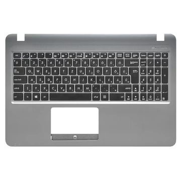 90NB0B33-R31HU0 gyári új fekete magyar laptop billentyűzet + szürke felső fedél