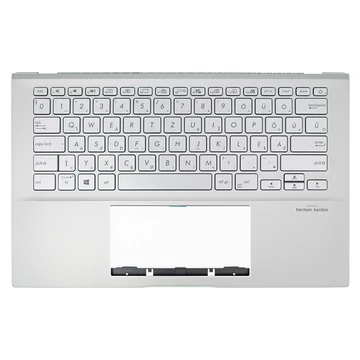 90NB0M62-R31HU0 gyári új magyar ezüst háttérvilágított billentyűzet + ezüst felső fedél