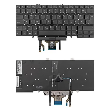 KC72T gyári új magyar háttérvilágításos laptop billentyűzet, keret nélkül