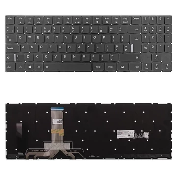 PK1312M7B26 gyári új fekete angol (UK) RGB háttérvilágított laptop billentyűzet, keret nélkül