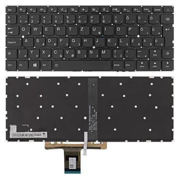 V154420BK1 gyári új, magyar háttérvilágításos fekete laptop billentyűzet, keret nélkül