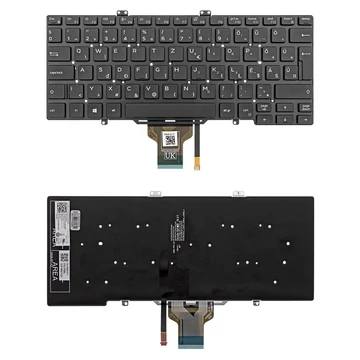 W03TN gyári új magyar háttérvilágításos laptop billentyűzet, keret nélkül