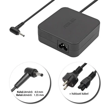 Asus 19V 4.74A (90W) 4.0 x 1.35mm töltő