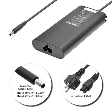 Dell 19.5V 6.67A (130W) 4.5x3.0mm gyári töltő
