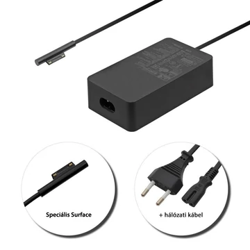 Microsoft 15V 8A (127W) Surface töltő