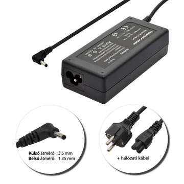 Toshiba 19V 2.1A (40W) netbook töltő