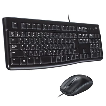 Logitech MK120 vezetékes billentyűzet + egér USB (920-002542)