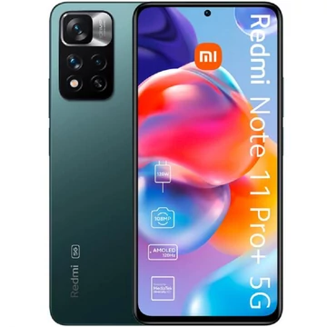 Xiaomi Redmi Note 11 Pro+ 5G 128GB 8GB erdő zöld (forest green) Dual Sim kártyafüggetlen okostelefon