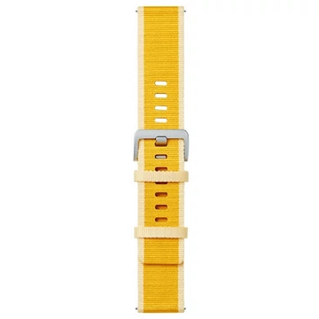 Xiaomi Watch S1 Active gyári erősített nylon okosóra szíj - sárga (maize yellow) (BHR6212GL)