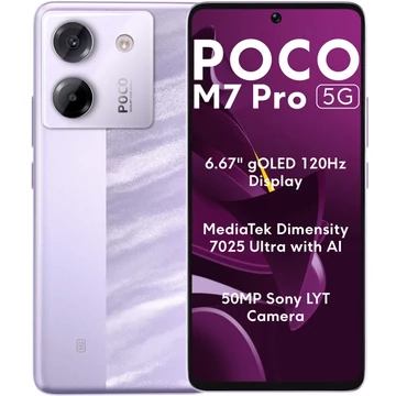 Xiaomi Poco M7 Pro 256GB 8GB 5G lila (purple) Dual Sim kártyafüggetlen okostelefon