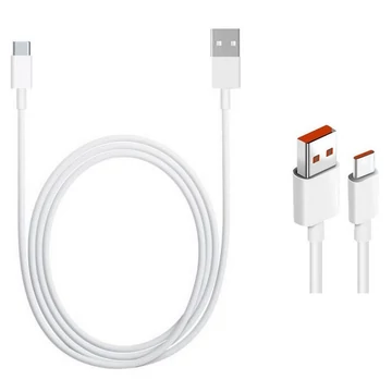 Xiaomi 6A Type A to Type C Cable Usb átalakító kábel fehér (white) (BHR6032GL)