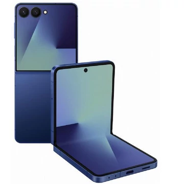 Samsung Galaxy Z Flip7 F766B 5G Dual Sim 12GB RAM 512GB kék (blue shadow) kártyafüggetlen okostelefon