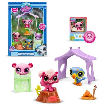 Littlest Pet Shop: Camping 3db-os figura csomag 2.széria