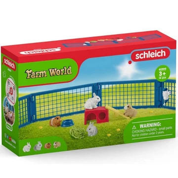 Schleich: Farm World - Otthon nyulaknak és tengerimalacoknak játékszett
