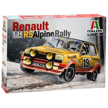 Italeri 1/24 Renault R5 Alpine Rally autómakett