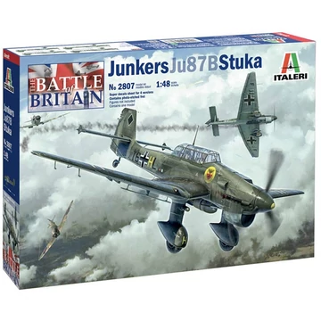 Italeri 1/48 Junkers Ju 87B Stuka repülőgép makett