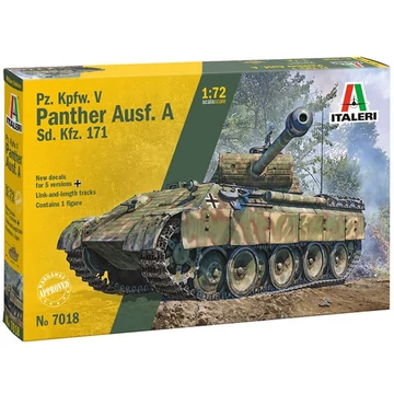 Italeri 1/72 Pz. Kpfw. V Panther Ausf. A Párduc tank makett