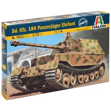 Italeri 1/72 Sd. Kfz. 184 Panzerjäger Elefánt harckocsiromboló tank makett