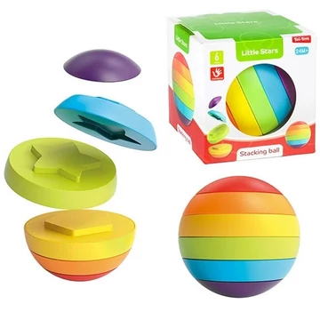 Little Stars szivárványos formaillesztő labda