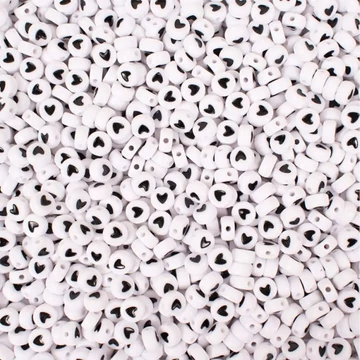 PlayBox: Szívecskés fűzhető gyöngyök 300db-os szett 7mm