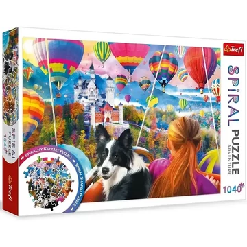 Hőlégballon fesztivál 1040db-os spirál puzzle - Trefl