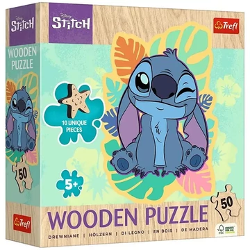 Stitch trópusi kalandja 50db-os fa puzzle - Trefl