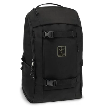 Ars Una: Cordura Black AU-15 iskolatáska, hátizsák 28x48x19cm