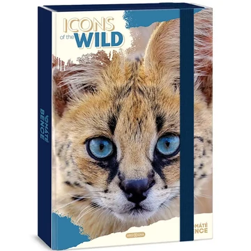 Ars Una: Icons of the Wild Serval A/4 füzetbox