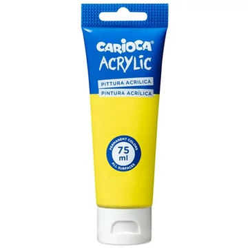 Acrylic 75ml-s akril festék citrom sárga színben - Carioca