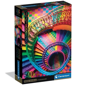 Colorboom Collection: Színes lépcsők 500db-os puzzle - Clementoni