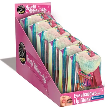 Crazy Chic: Puha kozmetikai táska sminkkellékekkel 1db - Clementoni