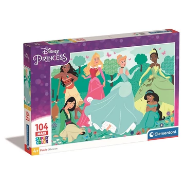 Disney Hercegnő barátnők 104db-os maxi supercolor puzzle - Clementoni