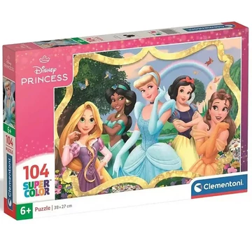 Disney Hercegnők Csodálatos hercegnők Supercolor 104db-os puzzle - Clementoni