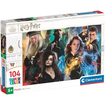 Harry Potter varázslatos összecsapás 104db-os supercolor puzzle - Clementoni